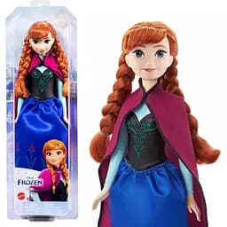 Лялька-принцеса Disney Frozen Анна, в накидці, 29,5 см (HLW49) - мініатюра 5