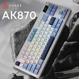 Клавіатура Ajazz AK870 Plus Murad Switch Blue/White/Dark Blue [AK870-MU-BWD] [142207] - мініатюра 3