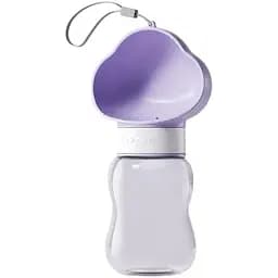 Бутылка-поилка для собак и кошек Semi Foot 350 мл фиолетовая (14481)