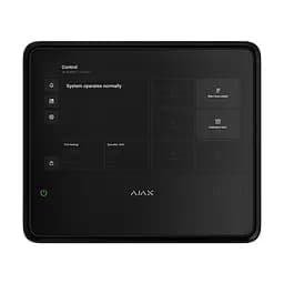 Бездротовий ППКП Ajax EN54 Fire Hub Jeweller Black з Wi-Fi, 2G/4G, Ethernet, підтримкою до 200 пристроїв та 40 пожежних зон (26-00635)