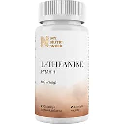 L-теанін My Nutri Week L-Theanine 520 мг 100 капсул