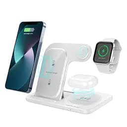 Бездротовий зарядний пристрій WUW-C250 3 in 1 desktop foldable wireless charger (WUW--C250) - мініатюра 3
