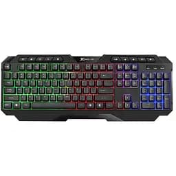 Клавіатура Xtrike ME KB-306 LED USB UA Black (KB-306UA)