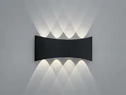 Світильник LED фасадний Diasha чорний 4W 4 промені