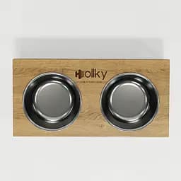 Hollky Base M — миски на підставці для середніх собак та великих котів (2 × 0,95 л) - мініатюра 6