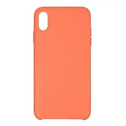 Leather Case Original for Apple iPhone XS Max (OEM) - Orange