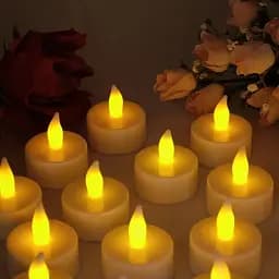 Свічки світлодіодні Чайні Ledart білі, набір 12шт