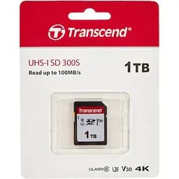Карта пам'яті Transcend SDXC 300S 1TB UHS-I U3 Class 10 V30 (TS1TSDC300S) [112850] - мініатюра 4