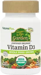 Вітаміни та мінерали Natures Plus Source of Life Garden Vitamin D3 5000 IU, 60 вегакапсул