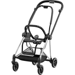 Люлька Cybex Mios Lux R Spring blossom light + Комплект текстилю Cybex Mios Spring blossom light + Шасі для коляски Cybex Mios LS RBA Chrome Black - мініатюра 8