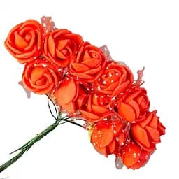 Декоративные розы для творчества Bambi KV-724 пучок 12 штук