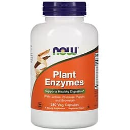 Ензими Now Plant Enzymes 240 вегетаріанських капсул