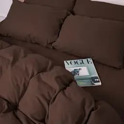 Комплект дитячої постільної білизни MirSon Фланель 003 Brown 110х140 см коричневий (2200009648694) - мініатюра 11