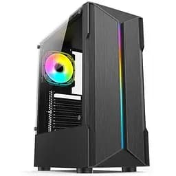 Корпус GTL Gaming "Trooper", черный, без БП, Mini Tower, ATX/Micro ATX/Mini ITX, 1xUSB 3.0/2xUSB 2.0, макс. CPU - 150 мм/