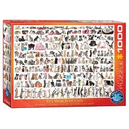 Пазл EuroGraphics Світ кішок колаж 1000 ел. (6000-0580)