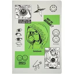 Тетрадь А4 Yes Smiley World Anime с высечкой 60 листов в клетку (682024)