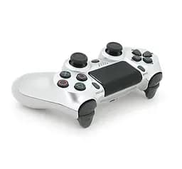 Геймпад джойстик DoubleShock Wireless PS4 Double Motor Vibration DUALSHOCK 4 Silver-White - мініатюра 1