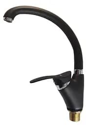 Смеситель для кухни U гайка Ø40 черный Frap 1/10 F4101-11 (F41) Черный матовый