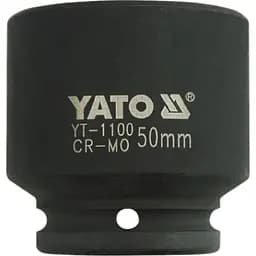 Головка торцева ударна 6-гранна Yato квадрат 3/4" М= 50 мм L= 72 мм (YT-1100)
