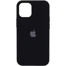 Чохол Silicone Case Full Protective (AA) для Apple iPhone 12 Pro Max (6.7) Чорний / Black