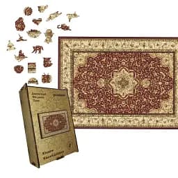 Деревянный пазл Ковер Калейдоскоп, А2, Картонная коробка 300+ элементов