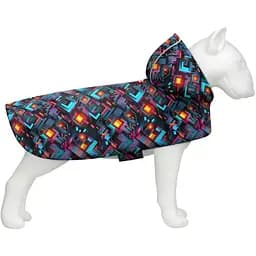 Дощовик-накидка з капюшоном для собак Waudog Clothes Нескінченні світи M А 40-43 см B 52-62 см С 33-42 см