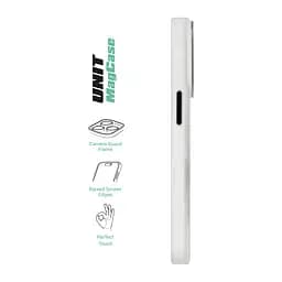 Чехол Apple iPhone 16 Pro, Unit MagSafe, белый, прозрачный, магсейф, ударопрочный, магнитный, панель-накладка с поддержкой MagSafe, с поддержкой беспроводной зарядки, TPU+PC, защита всего корпуса, ударопрочный, ArmorStandart (ARM78712) - мініатюра 3