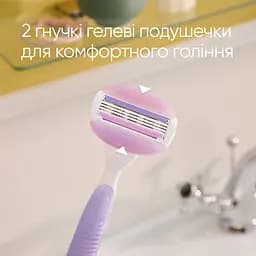 Станок для гоління Gillette Venus ComfortGlide Breeze з 2 змінними картриджами - мініатюра 3