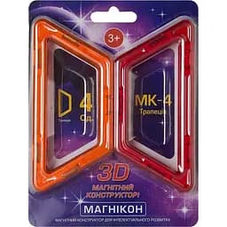 Дополнительный набор Магнікон, трапеции, 4 шт. (MK-4-ТП)