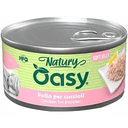 Вологий корм Oasy Dog Wet Natury Puppy для цуценят курка 150 г