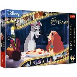 Пазл Trefl Знаковые моменты: Влюбленные собачки Леди и бродяга 1000 эл. (10830)