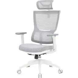 Офісне крісло OfficePro Elegant OC600-W-LG-LG White/Light Gray [148651] - мініатюра 2