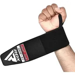 Бинти для зап'ясть (кистьові бинти) RDX W3 Gym Wrist Wraps Full Black (WAH-W3FB)