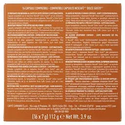 Кава в капсулах Carraro Dolce Gusto Cortado, 16 капсул - мініатюра 3