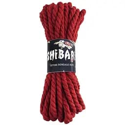 Бавовняна мотузка для Шибарі Feral Feelings Shibari Rope, 8 м червона