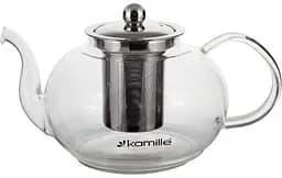 Чайник стеклянный заварочный со съемным ситечком (0783l) Kamille 1200 мл kuh0006771