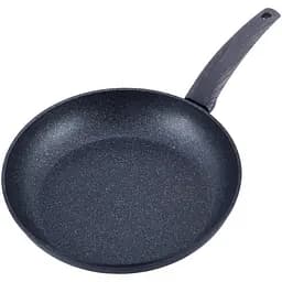 Сковорода Kamille 28 см с антипригарным покрытием Black Marble из алюминия (KM-4123)