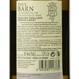 Упаковка вина Paul Barn Riesling Landwein Rhein біле напівсолодке 4.5 л (0.75 л х 6 шт.) - мініатюра 4