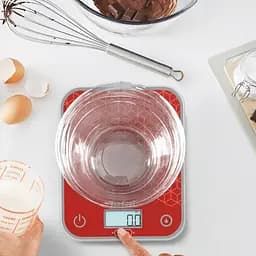 Ваги кухонні Tefal Optiss червоний 5 кг (BC50D7V0) - мініатюра 8