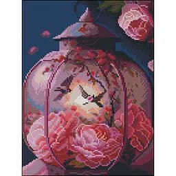 Алмазная мозаика Strateg ПРЕМИУМ Тайна без подрамника размером 30х40 см (ZAV3040-3)