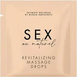 Пробник Bijoux Indiscrets Sachette Revitalizing Intimate Massage Drops- Sex Au Naturel (2 мл)