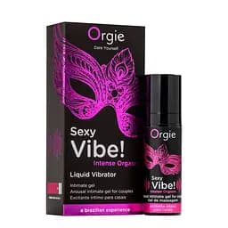 Жидкий вибратор Sexy Vibe, 15 мл вибрация + усиление оргазма Orgie (Бразилия-Португалия)