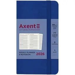 Щотижневик Axent 2026 Pocket Strong 90 x 150 мм класичний синій (8508-26-38-A)