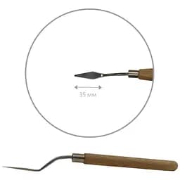 Мастихін Rosa Studio 11925 ромб довжина 3.5 см ст.код1018