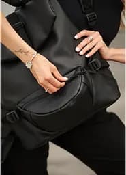 Жіночий рюкзак Sambag RENEDOUBLE чорний 37 х 31 х 14 см (27151001r) - мініатюра 7