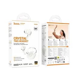 Навушники Hoco Magic true wireless BT headset EW202 BT5.4, 35/350mAh, 6h, ipx4 - мініатюра 3