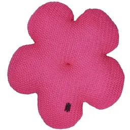 Подушка декоративна Прованс Квіточка в'язана 40 см фуксія (33714)