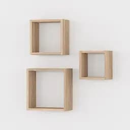 Комплект підвісних полиць Moreli Forte Eva 3 шт. Дуб сонома (id27-0000-27-sonoma)