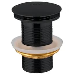 Донний клапан Jaquar Click-Clack, чорний ALD-BLM-727, Чорний матовий