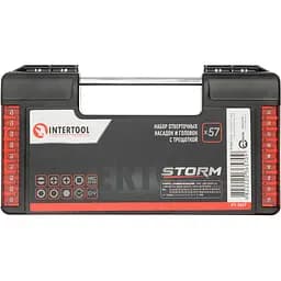 Набір торцевих головок із тріскачкою Intertool VT-3657 57шт [98831] - мініатюра 6